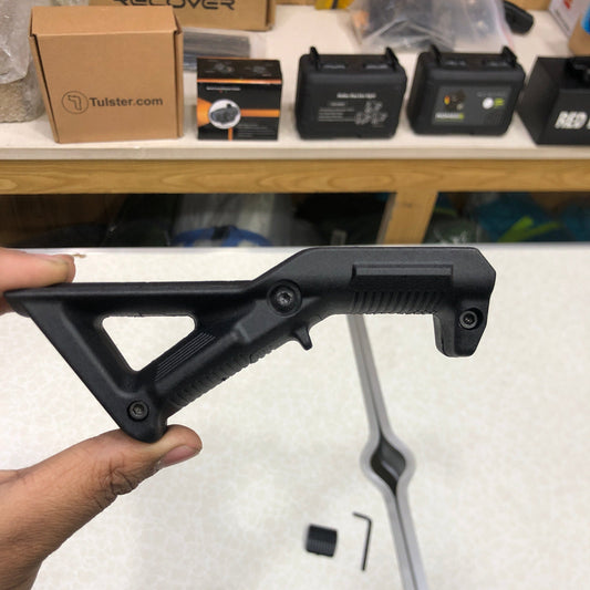 Angled Foregrip Weapon Handle for Weavers (20-23 mm) Black