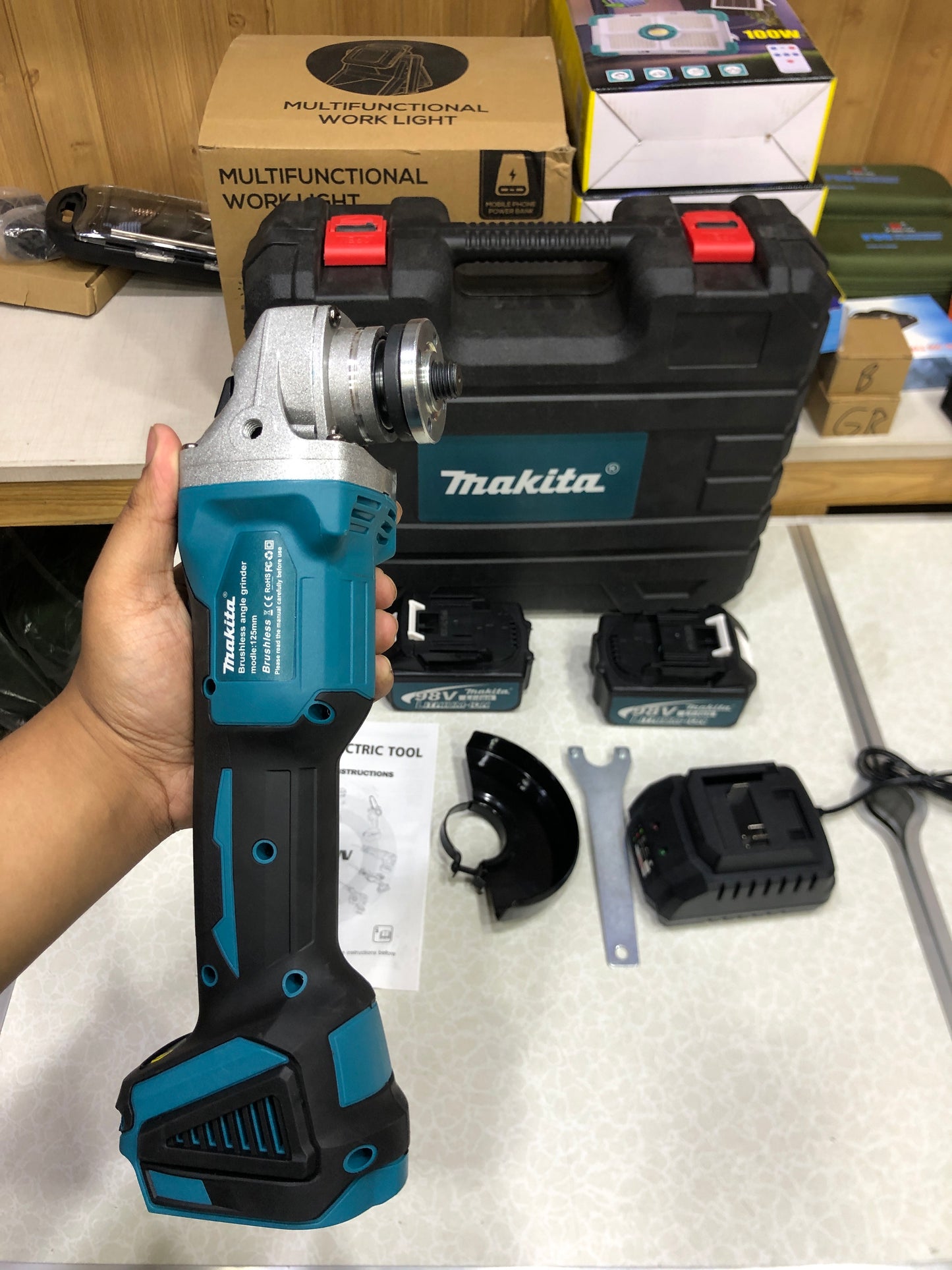 Makita Ultra High Power Brushless Angle Grinder