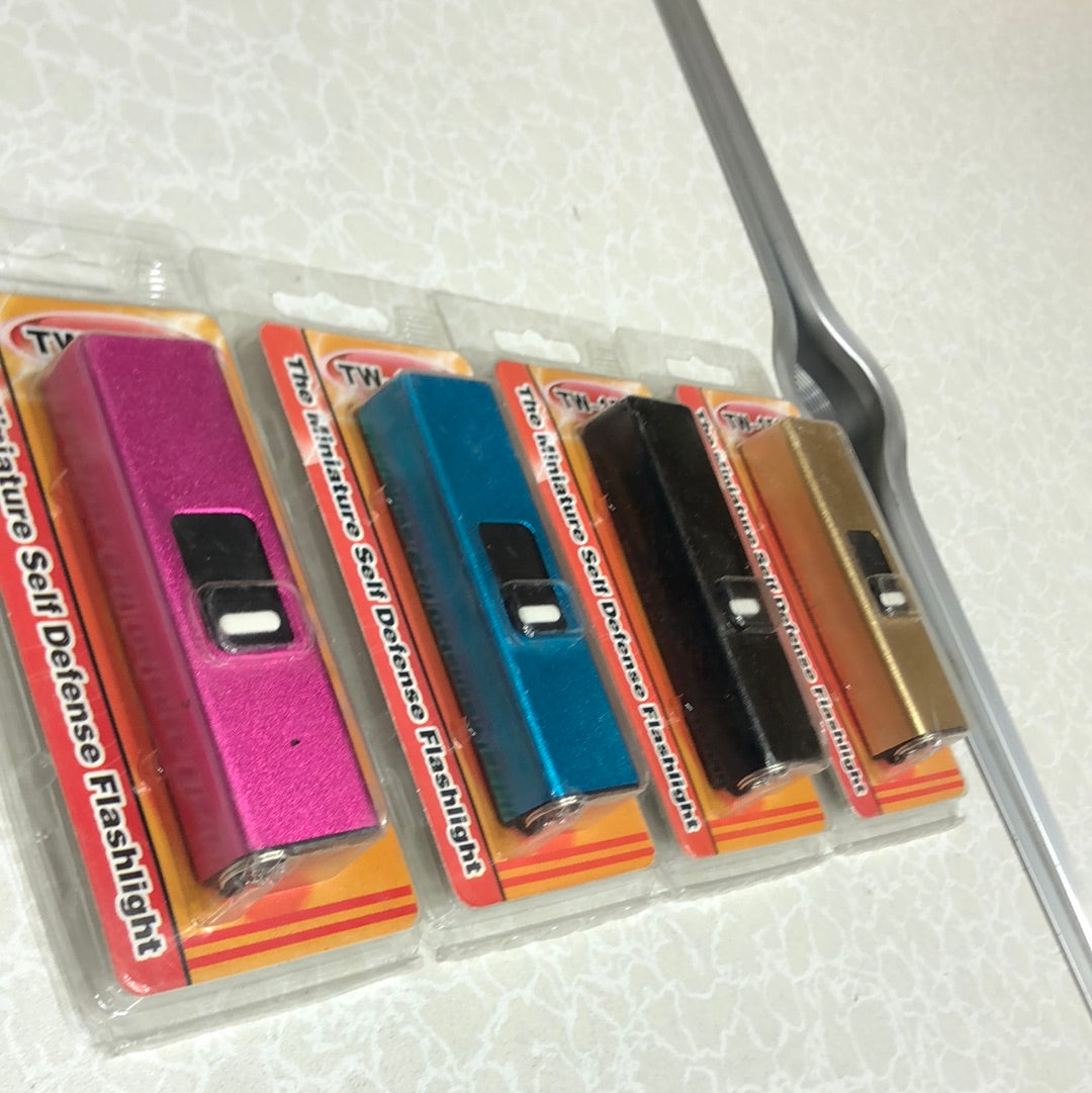 The Mini USB Keychain Stun Tool Rechargeable With LED Flashlight