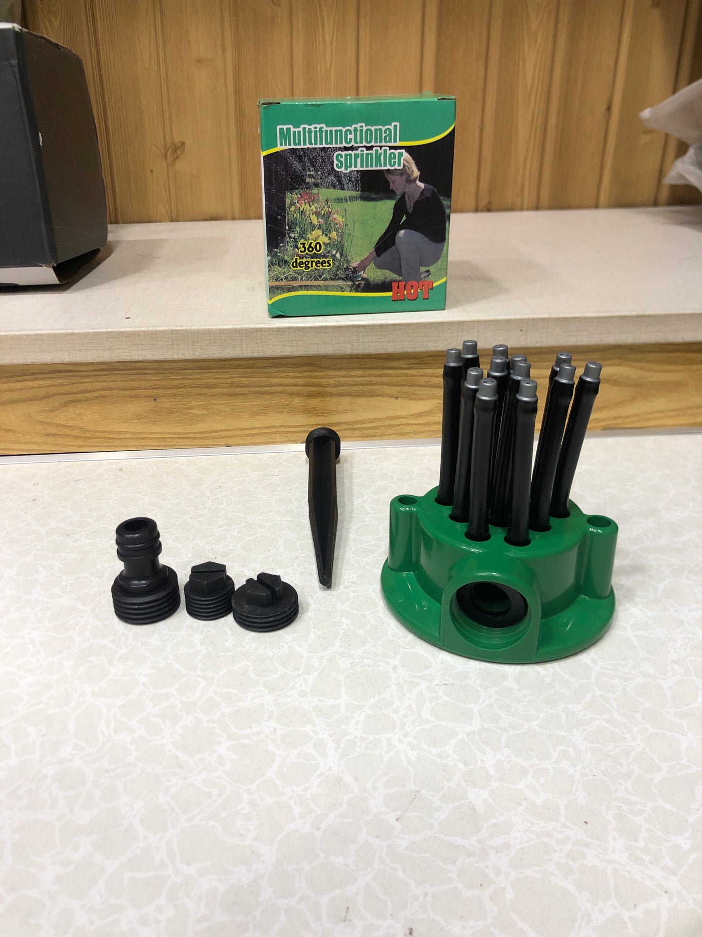 360-Degree Automatic Multi-Head Sprinkler