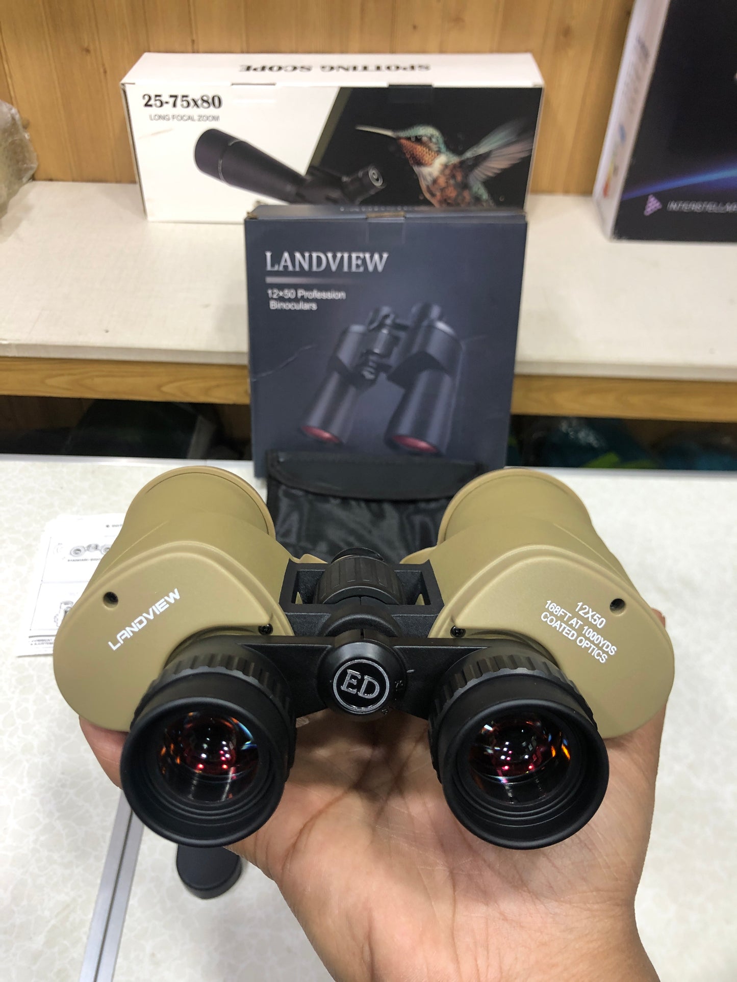 LANDVIEW 12x50 Long Distance FMC Lens HD Binocular