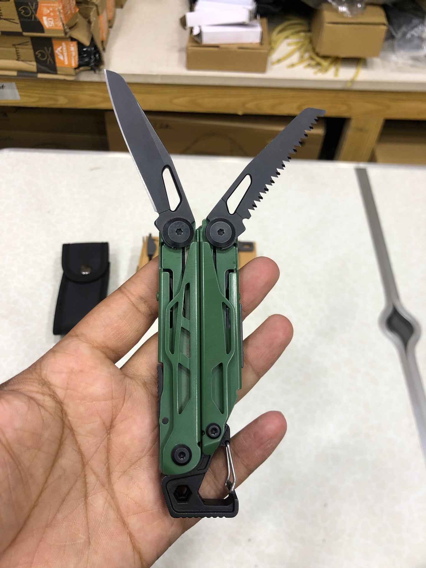 New 16-in-1 Multi-Functional EDC Survival Plier Tool