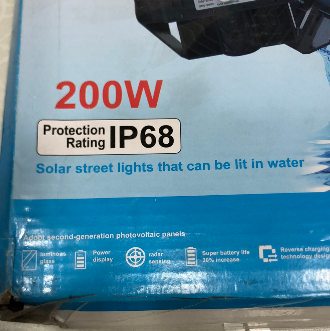 300W/200W New double side solar panel Design Solar Floodlight Outdoor