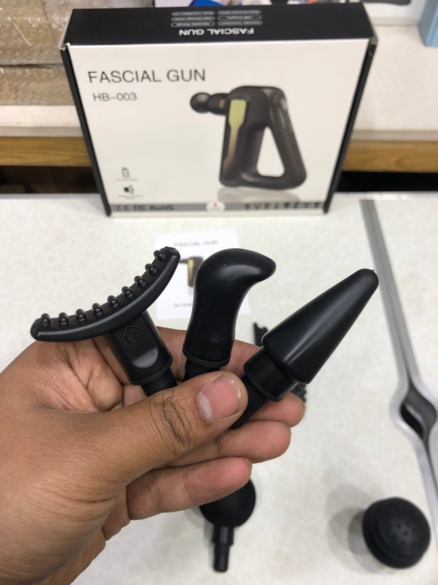 Triangle Shape Fascial Gun For Deep Tissue Muscle Relaxation & Pain Relief HB-003