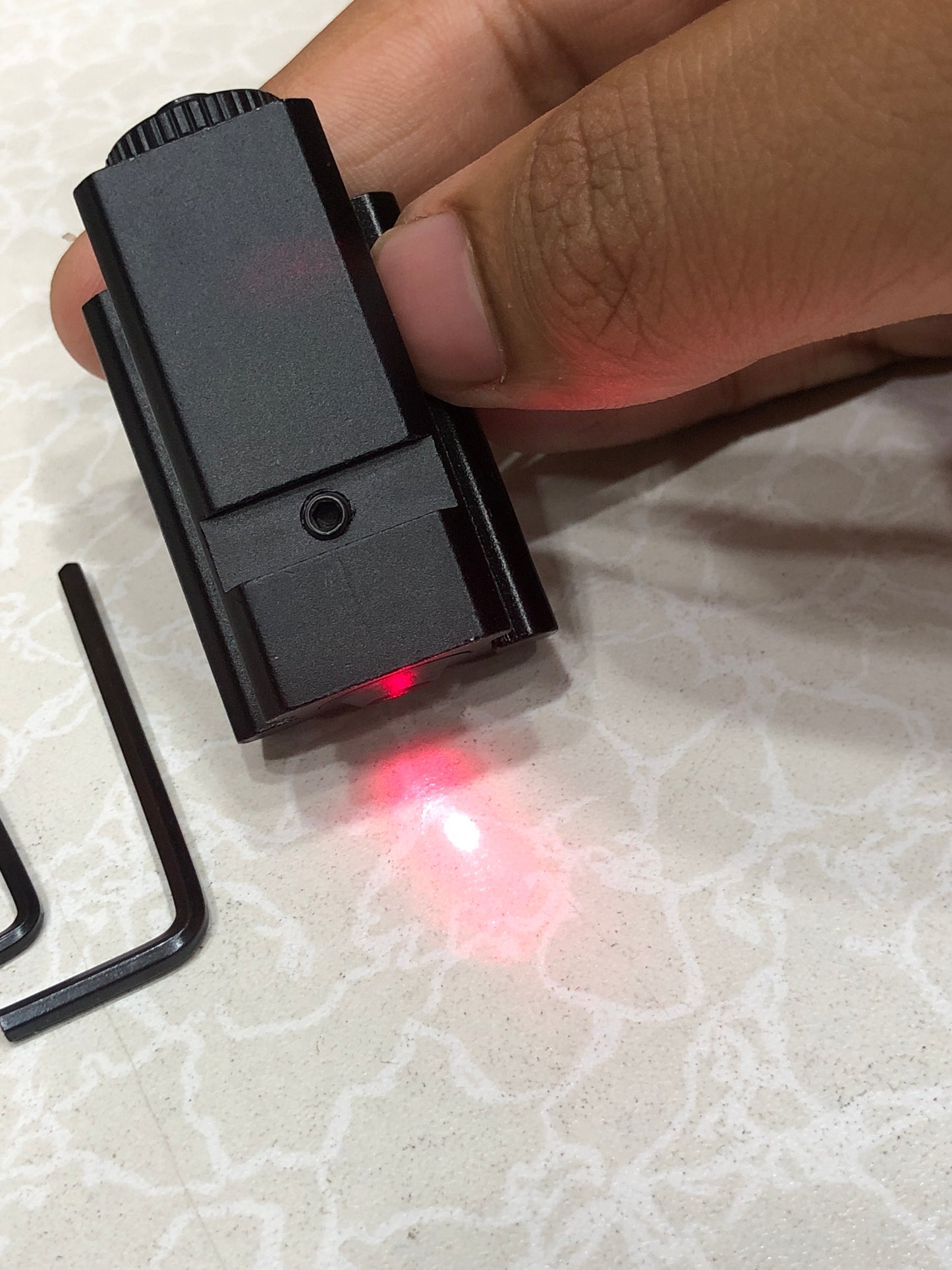 Square Red Laser Sight for pistol