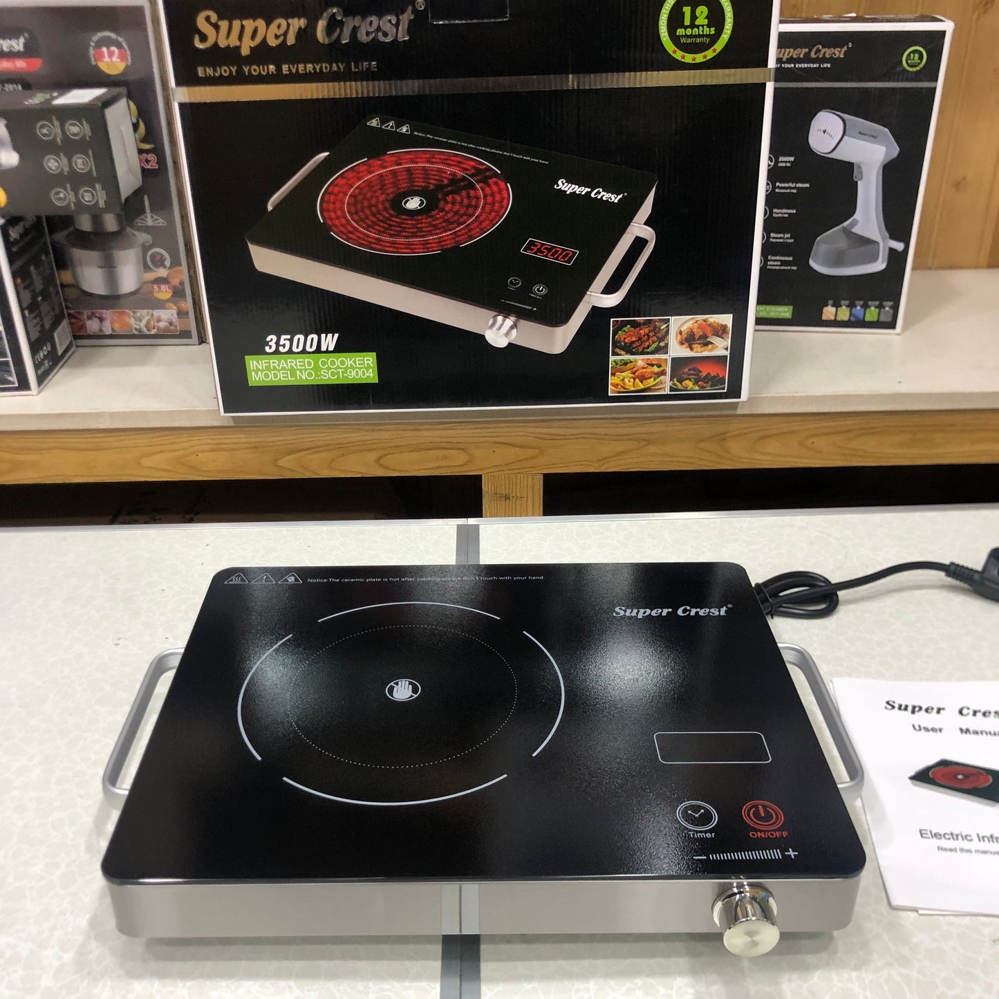 3500W Super Crest Infrared Cooker
