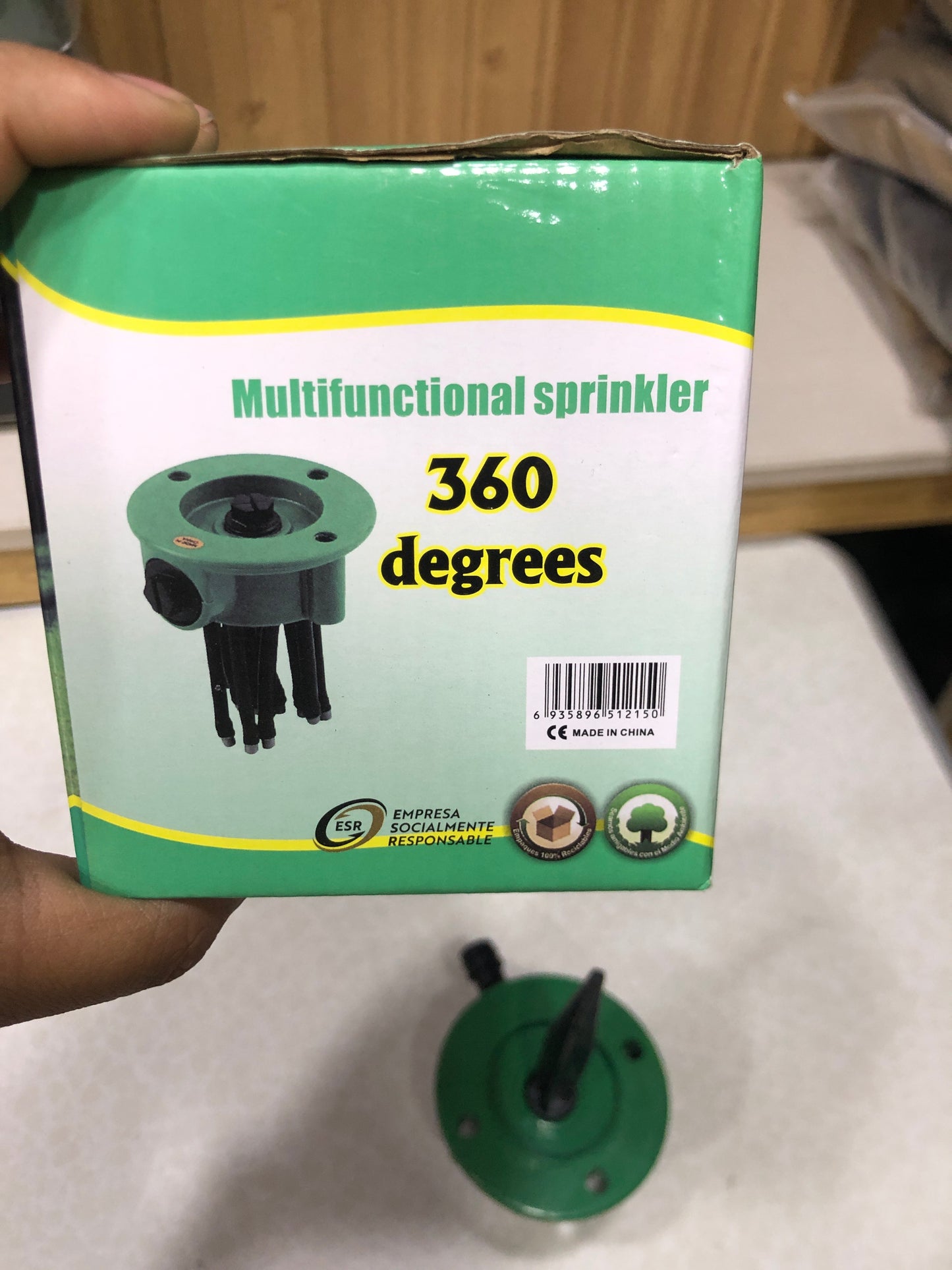 360-Degree Automatic Multi-Head Sprinkler