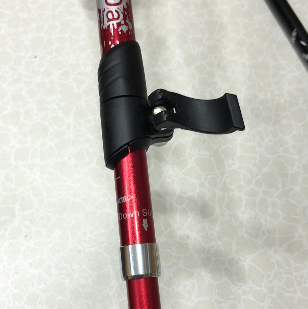 BUBUDA Folding Hiking Stick Portable Ultra Light Anti Shock