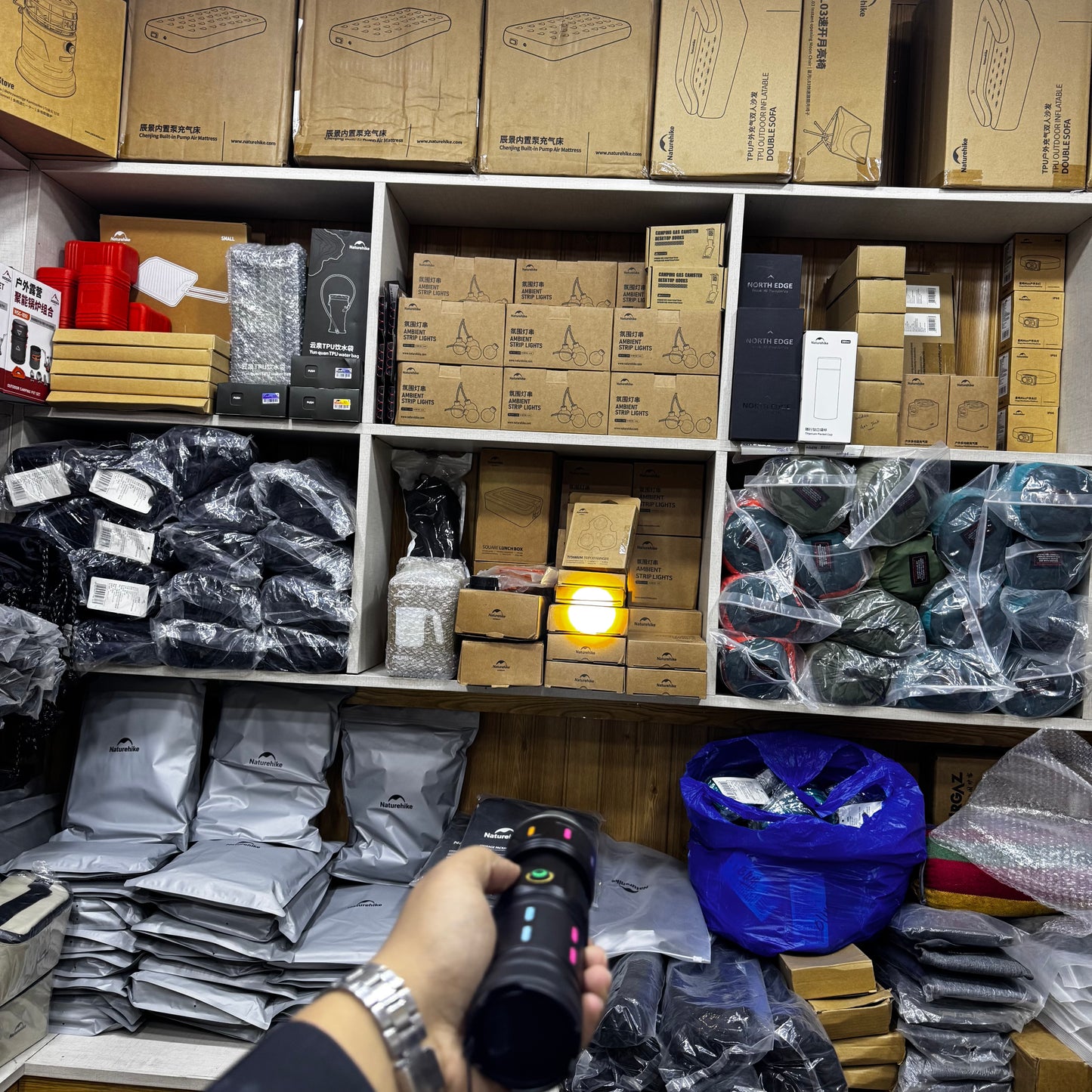 New High Quality Steel Body P90 Light With Glow Design