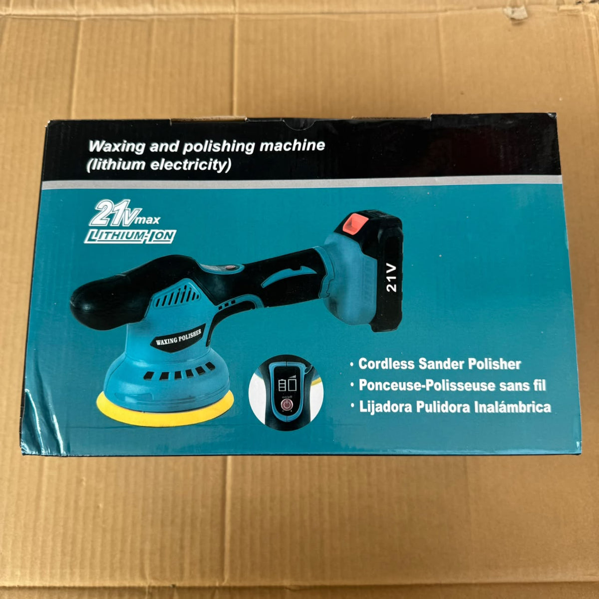 Makita 48V Cordless Waxing & Polishing Machine with Complete Polisher Kit