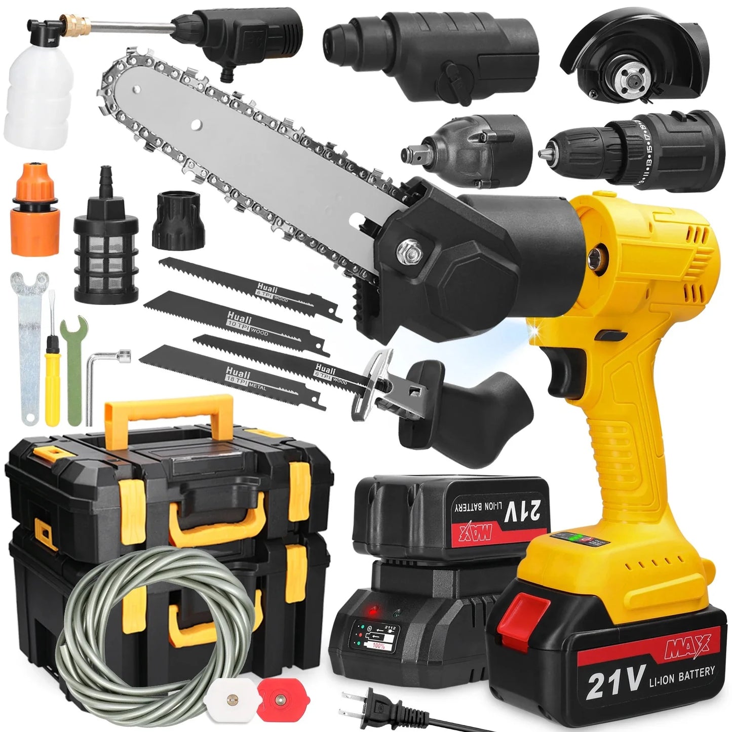 7 in 1 Multi-function Rechargeable Power Tool Kit