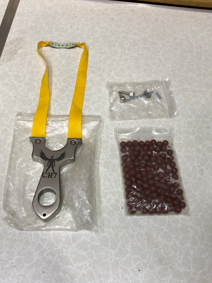 New Stainless Steel CR7 Hunting Slingshot