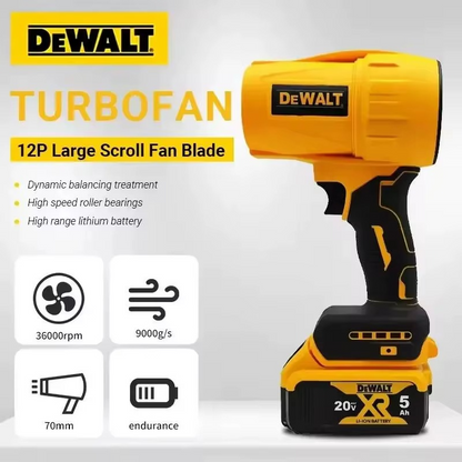 DeWalt 21V Cordless Air Blower – 1050W with 2 Batteries & Premium Carry Case