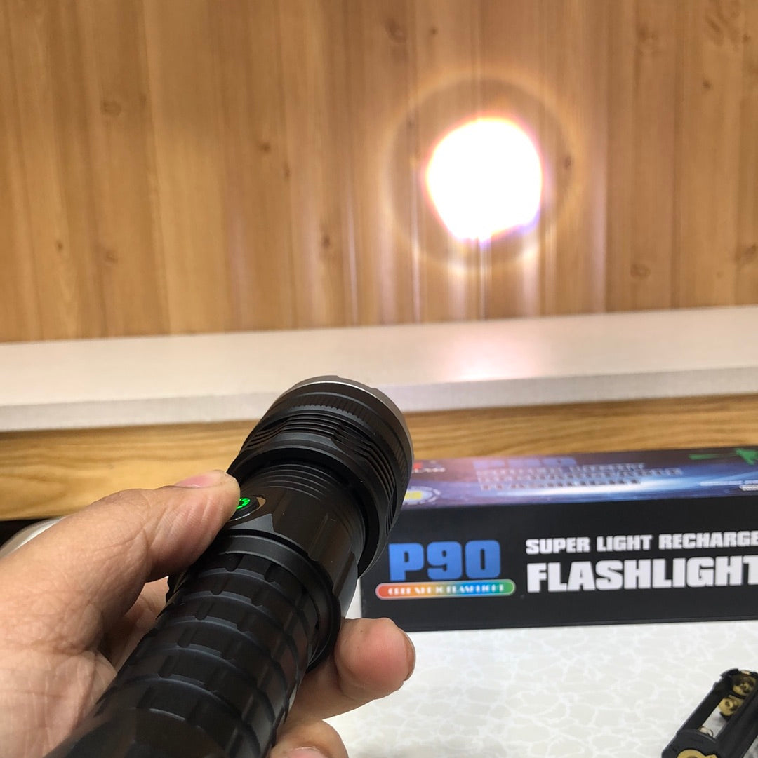 P90 Super Rechargeable Flashlight