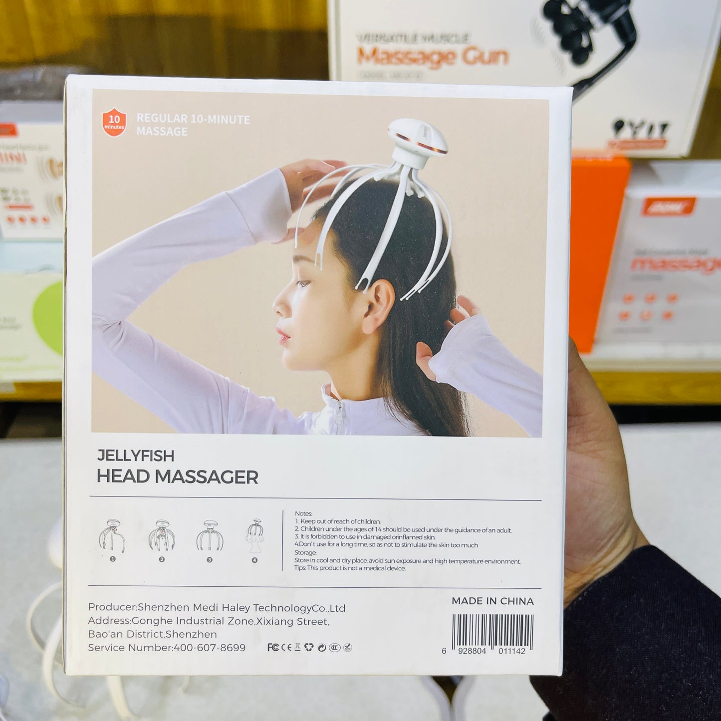 MDHL High Performance Octopus Head Massager