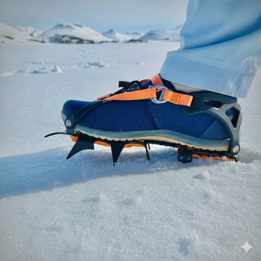 Professional Outdoor 12 Teeth Ice Grippers - Crampons
