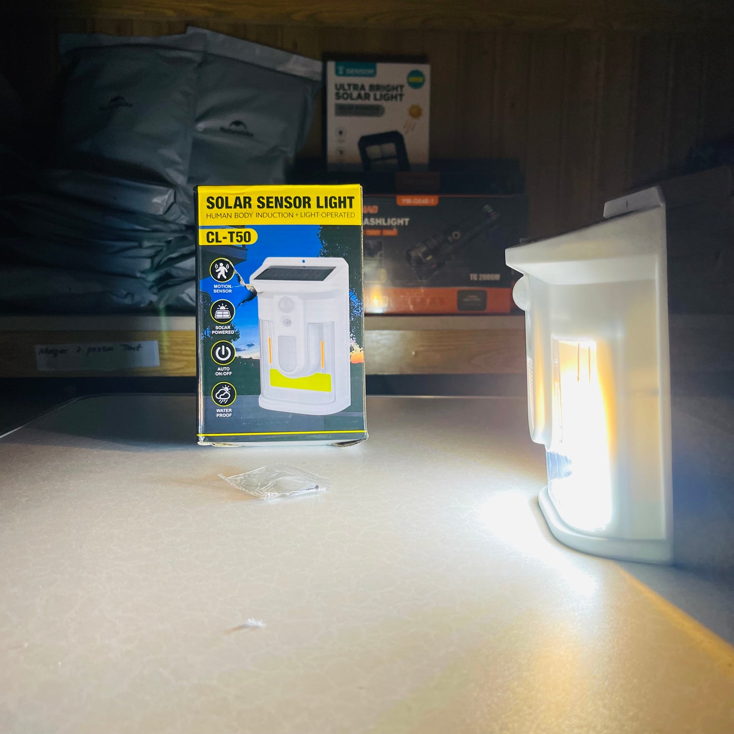 Solar-Powered Wall-Mounted Tungsten Filament Lamp CL-T50