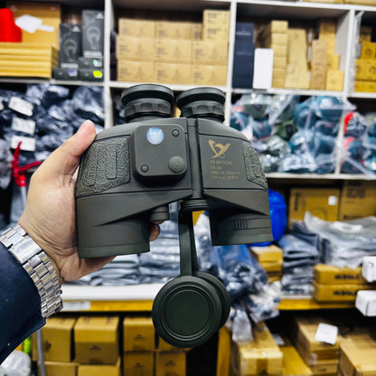 10x50 Waterproof Military Binoculars Built-in Compass