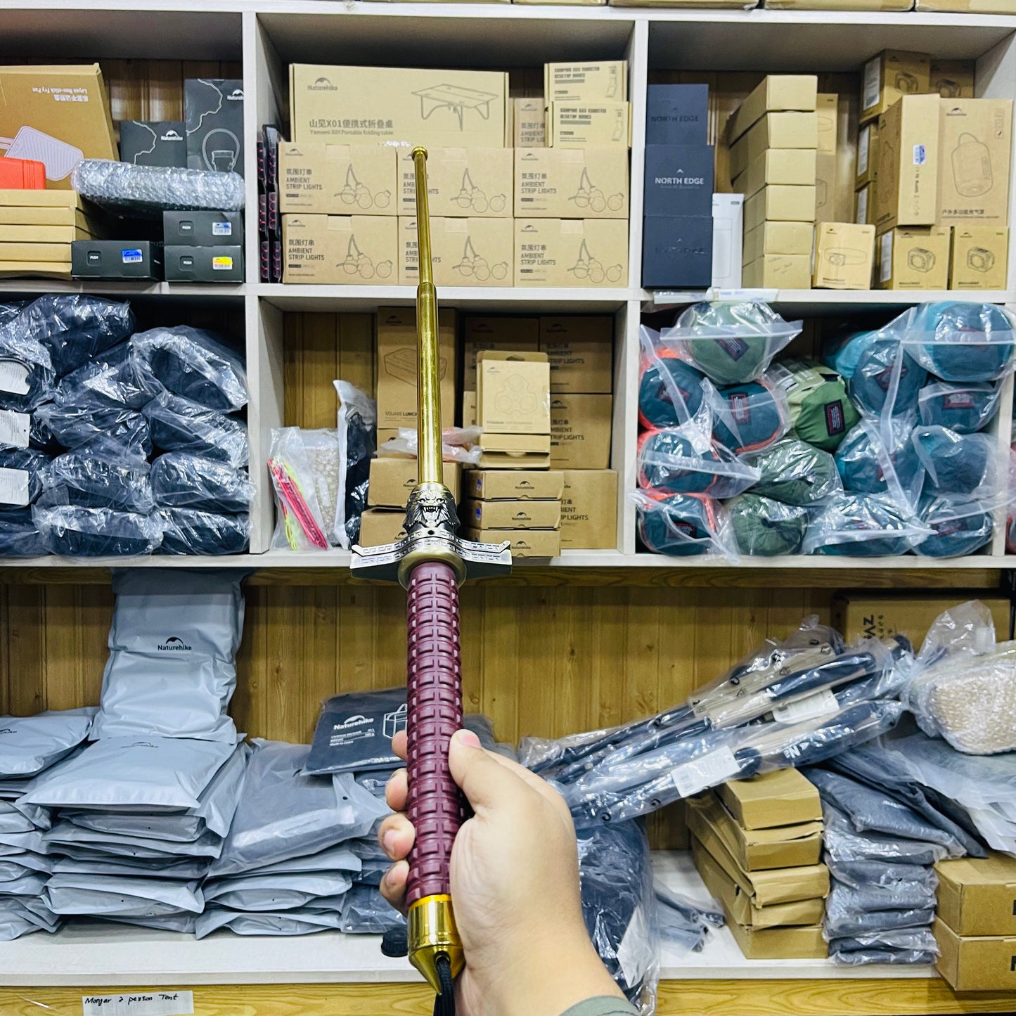 New High quality Loin Head Self Defense Rod
