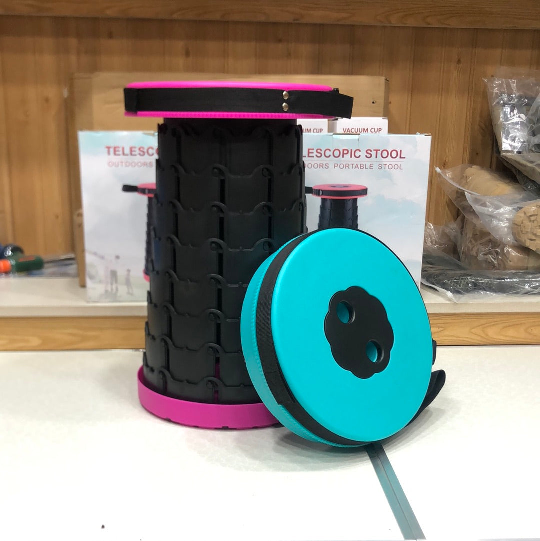 Portable Collapsible Telescopic Stool Foldable Telescopic Stool