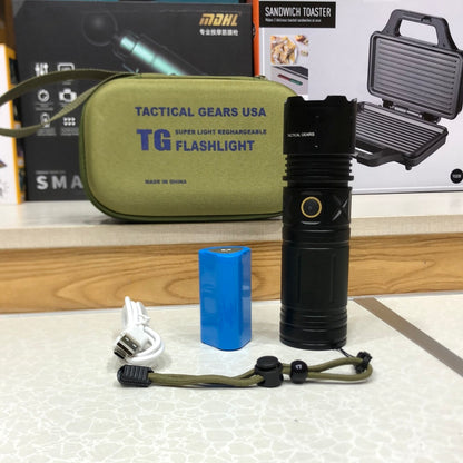 TG P90 Super Bright Rechargable Torch