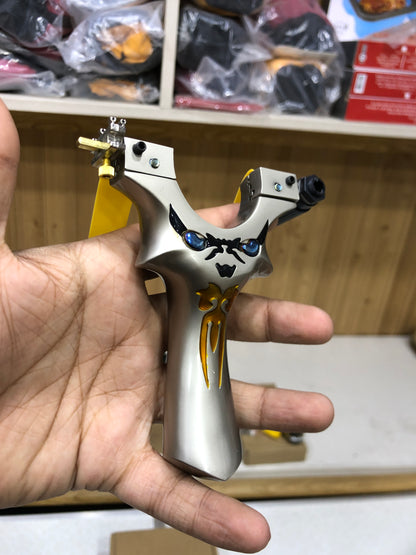 New Heavy Steel Dragon Eye Hunting Slingshot With Laser Sight