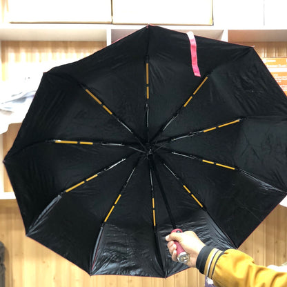 BMW Automatic Ten Fiber Bones Folding Umbrella With Led Light