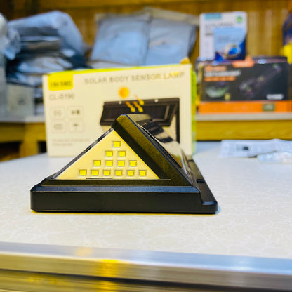 190 LED Outdoor Decoration Solar Wall Lamp With PIR Motion Sensor CL-S190