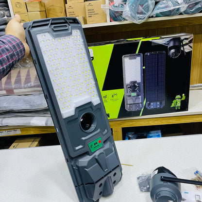GD SUPER 2 in 1 300W Solar Street Light With 1440p HD CCTV Camera