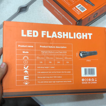 Most Powerful Led Flashlight Super Bright Long Range