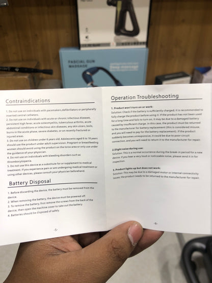 MDHL Multifunctional Six Head Fascial Gun & Muscle Relaxation Massager MD-8079