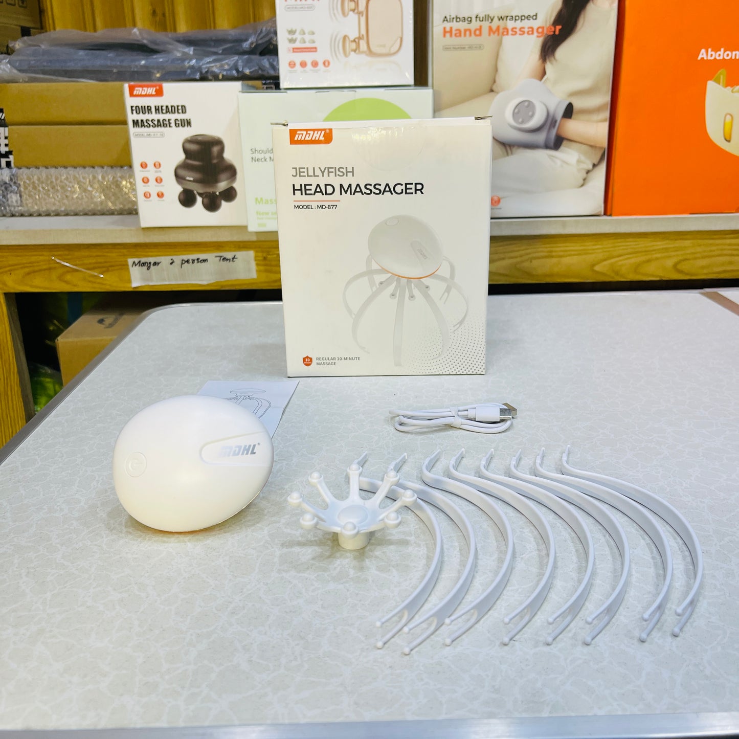 MDHL High Performance Octopus Head Massager