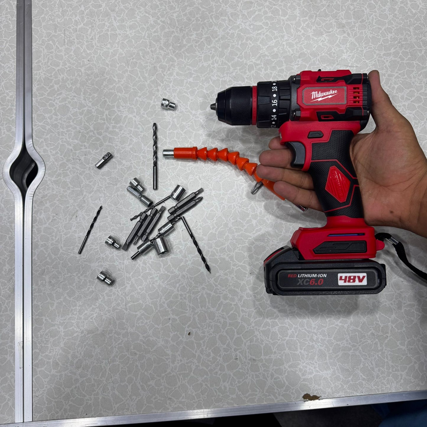 Milwaukee 48V Cordless Drill Set