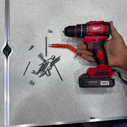 Milwaukee 48V Cordless Drill Set