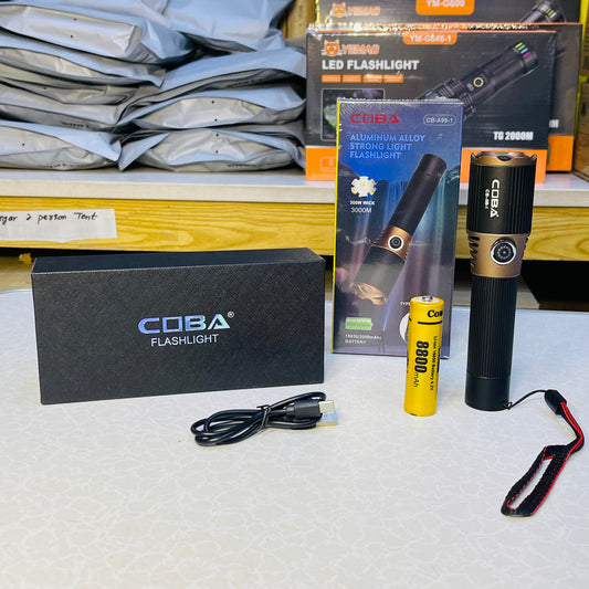 COBA High Power Aluminum Alloy Tactical Flashlight CB-A99-1