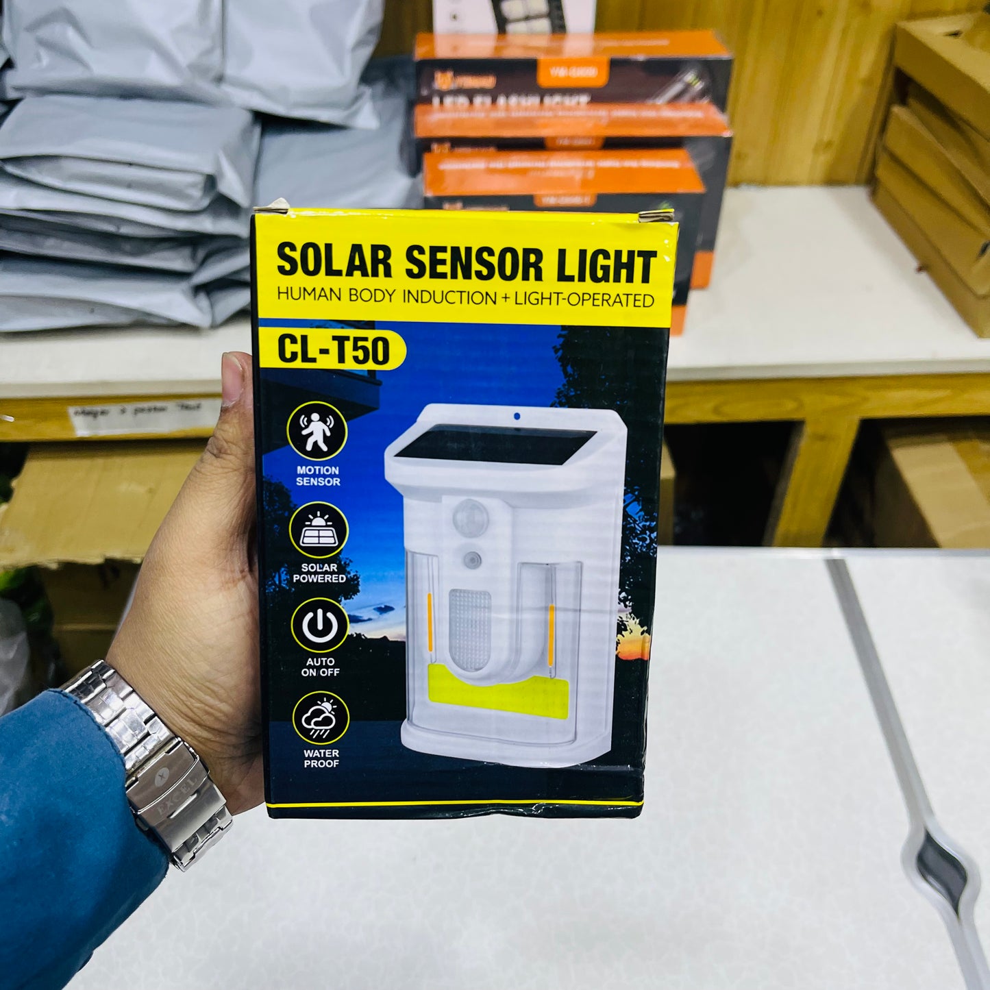 Solar-Powered Wall-Mounted Tungsten Filament Lamp CL-T50