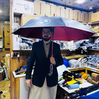 BMW Big Size Outdoor Folding Automatic Umbrella 2-3 Persons
