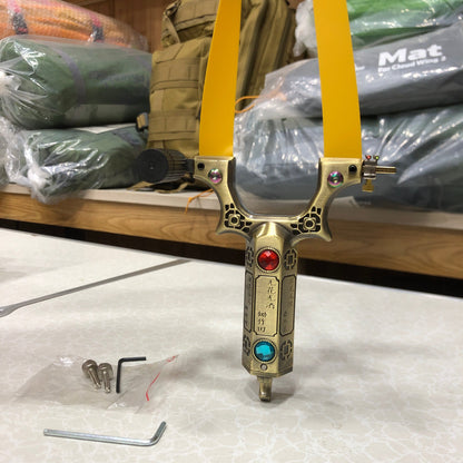 New High Quality Crystel Stone Design Slingshot