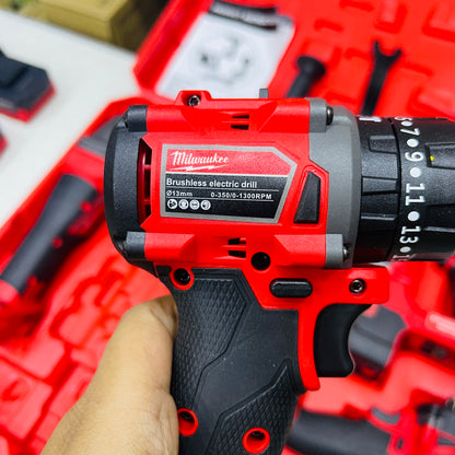 4pcs MILWAUKEE Premium Cordless & Brushless Power Tool Kit