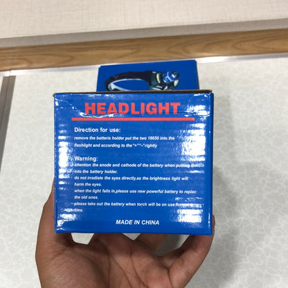 Super Bright Zoomable 4 Modes Rechargeable Waterproof LED Headlamp