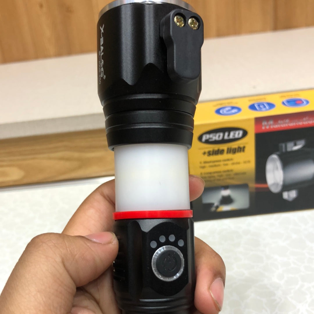 P50 Multi-functional Safety Hammer Flashlight 1KM Range