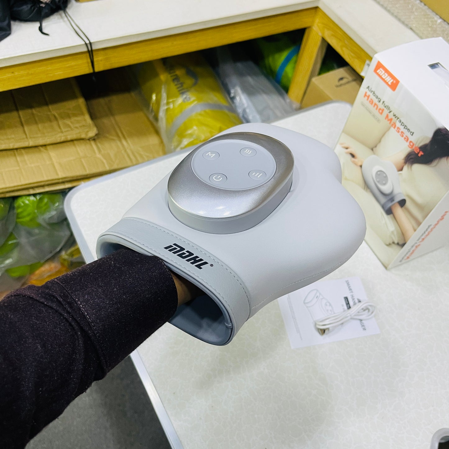 MDHL Smart Hand Massager WIth Fully Wrapped Airbag – Total Hand Wellness MD-H01