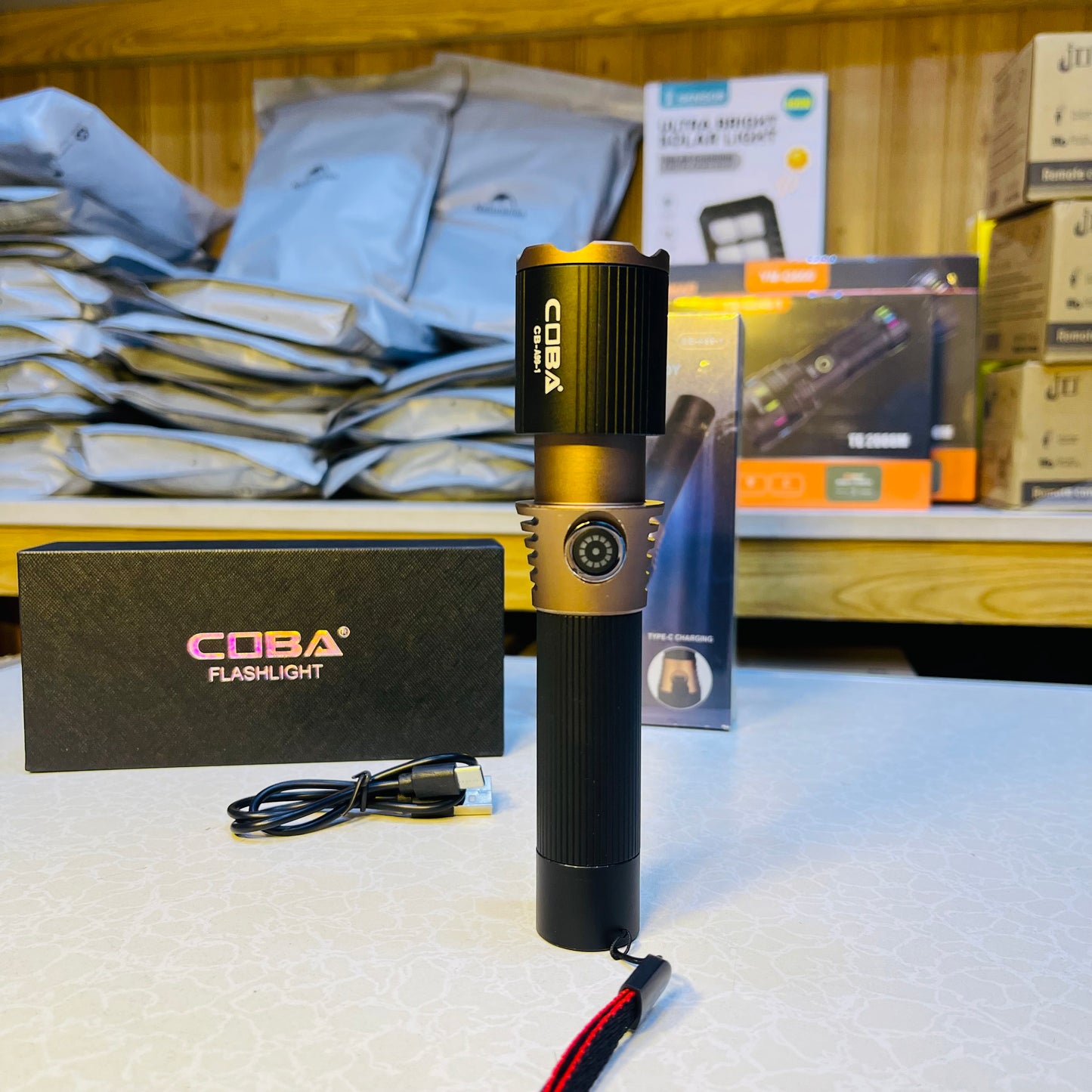 COBA High Power Aluminum Alloy Tactical Flashlight CB-A99-1