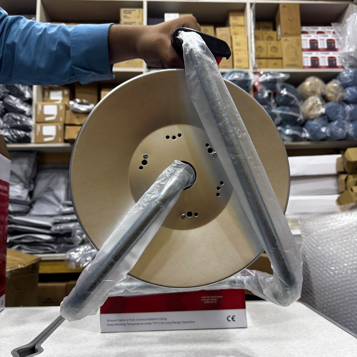 Heavy Duty Cable Reel – 30m & 50m Extension Reel for Industrial and Workshop Use