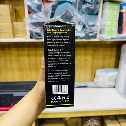 Solar Interaction Double Bulb Wall Lamp – Intelligent Outdoor Decor Lighting SH-688