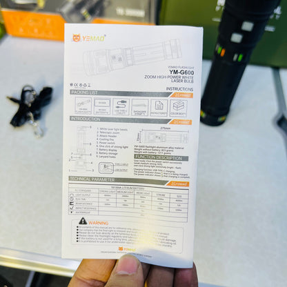 YEMAO ULTRA POWERFUL LONGRANGE FLASHLIGHT