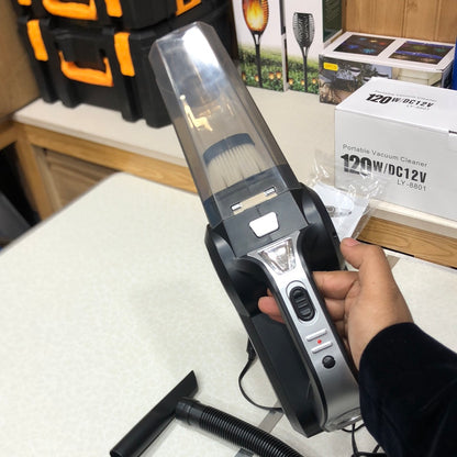 2-in-1  120W 12V Dc Portable Vacuum Cleaner & Air Compressor