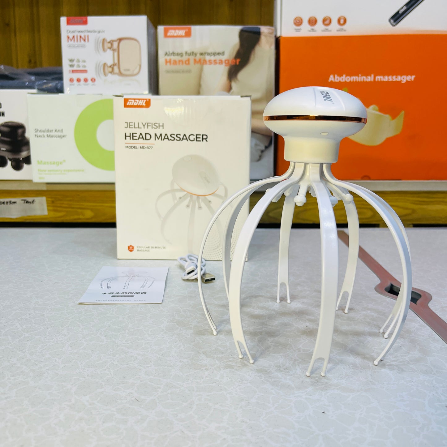 MDHL High Performance Octopus Head Massager