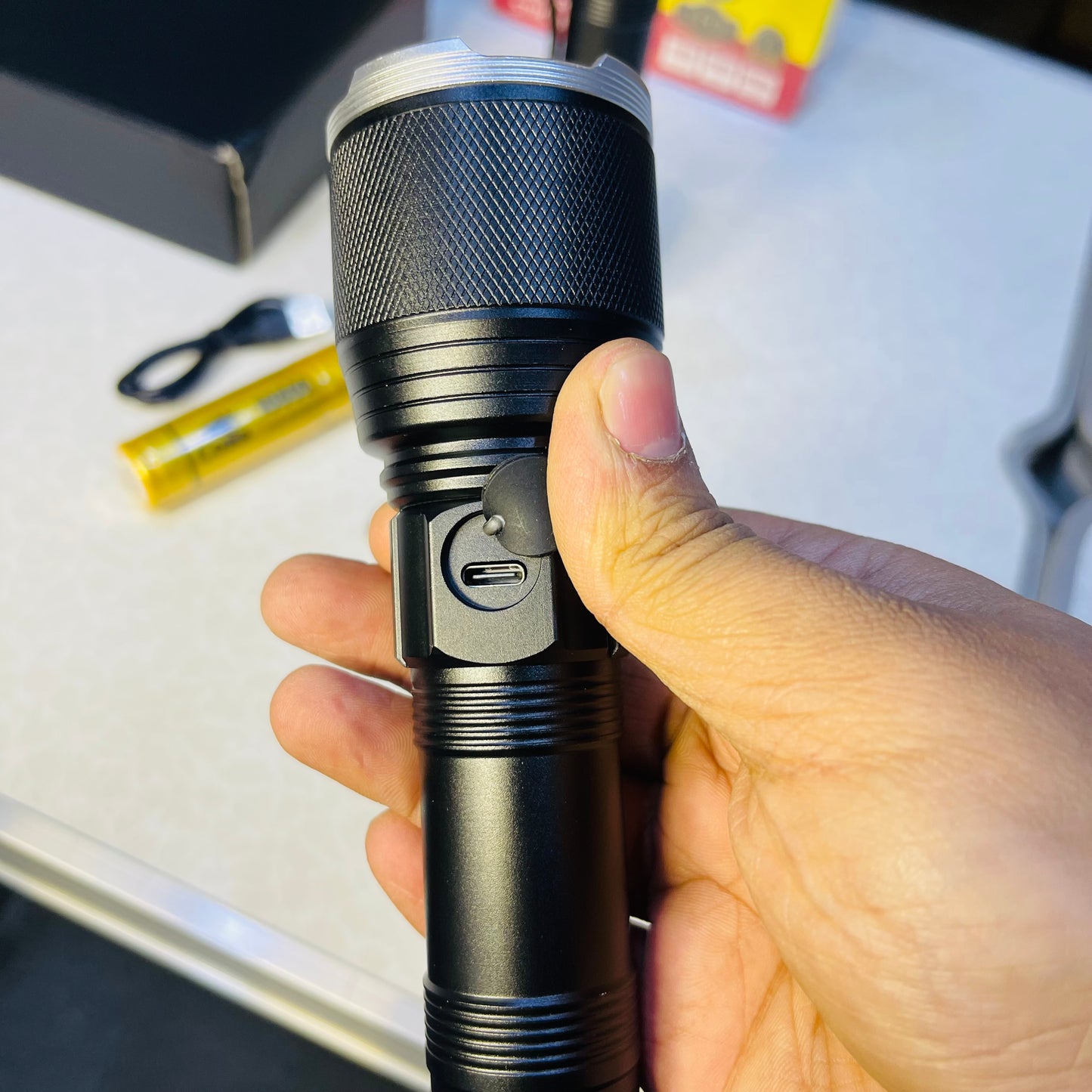 COBA Combo Pack Of 2 Led Long Range Flashlight CB-2072