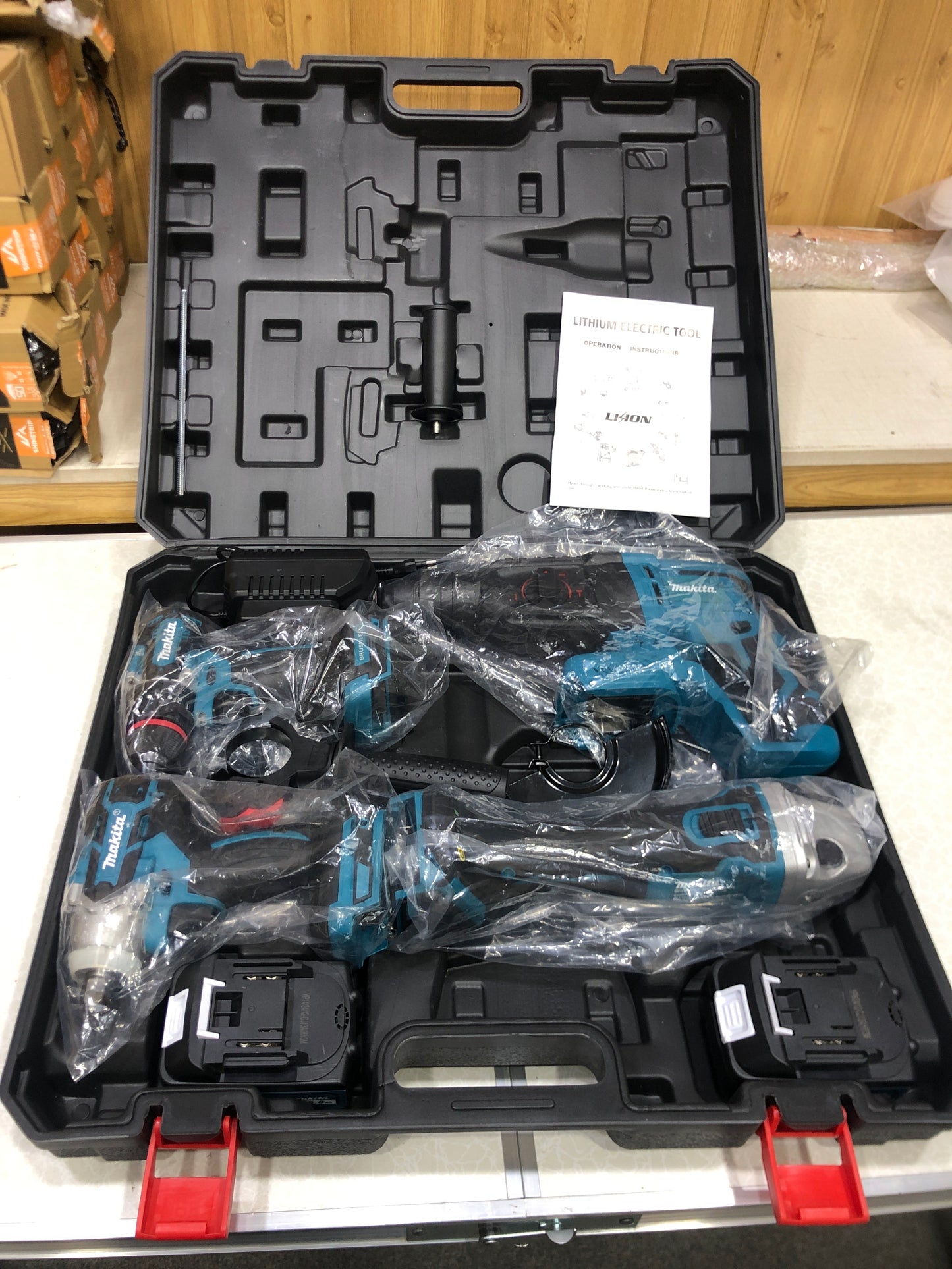 MAKITA 4 in 1 High Power Brushless Tools Kit